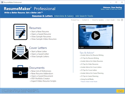 Individual Software ResumeMaker Professional Deluxe 20 for 1 User, Windows, Download (IND945800V059)