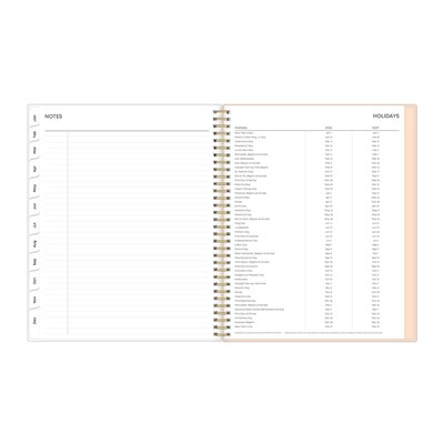 2026 Blue Sky Natalya 8.5" x 11"  Weekly & Monthly Planner, Plastic Cover, Multicolored (148764-26)