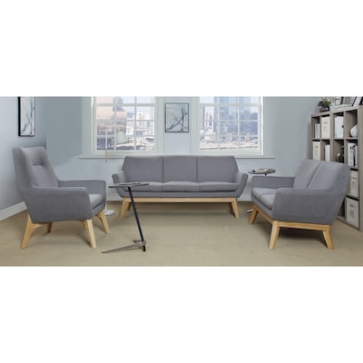 Lorell Quintessence 2-Seat Loveseat, Gray (LLR68962)