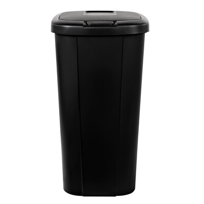 Hefty 13-Gallon Touch Top Trash Can in Black 2 Pack (2166HFTCOM075)