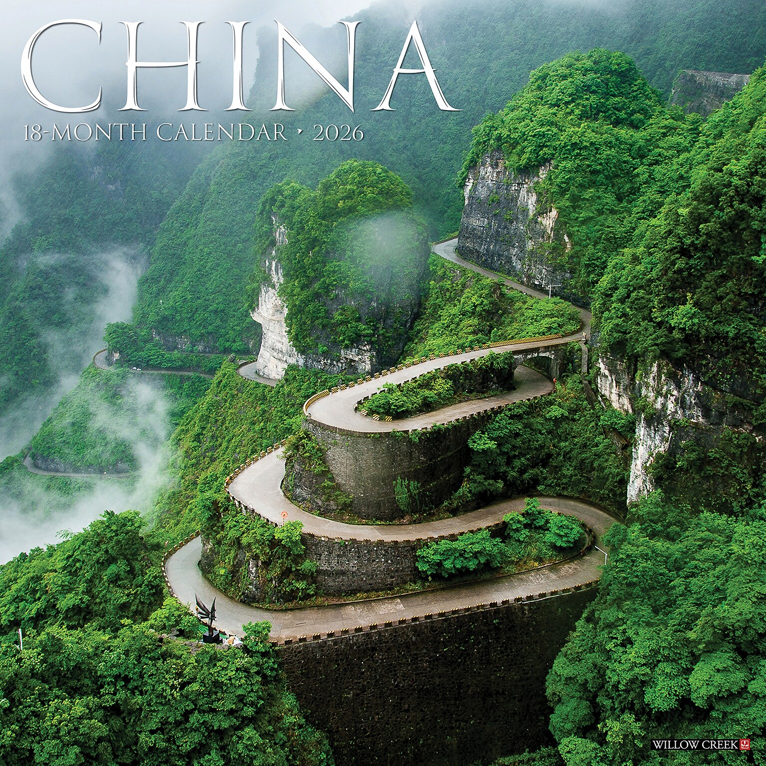 2026 Willow Creek China 12 x 12 Monthly Wall Calendar (55724)