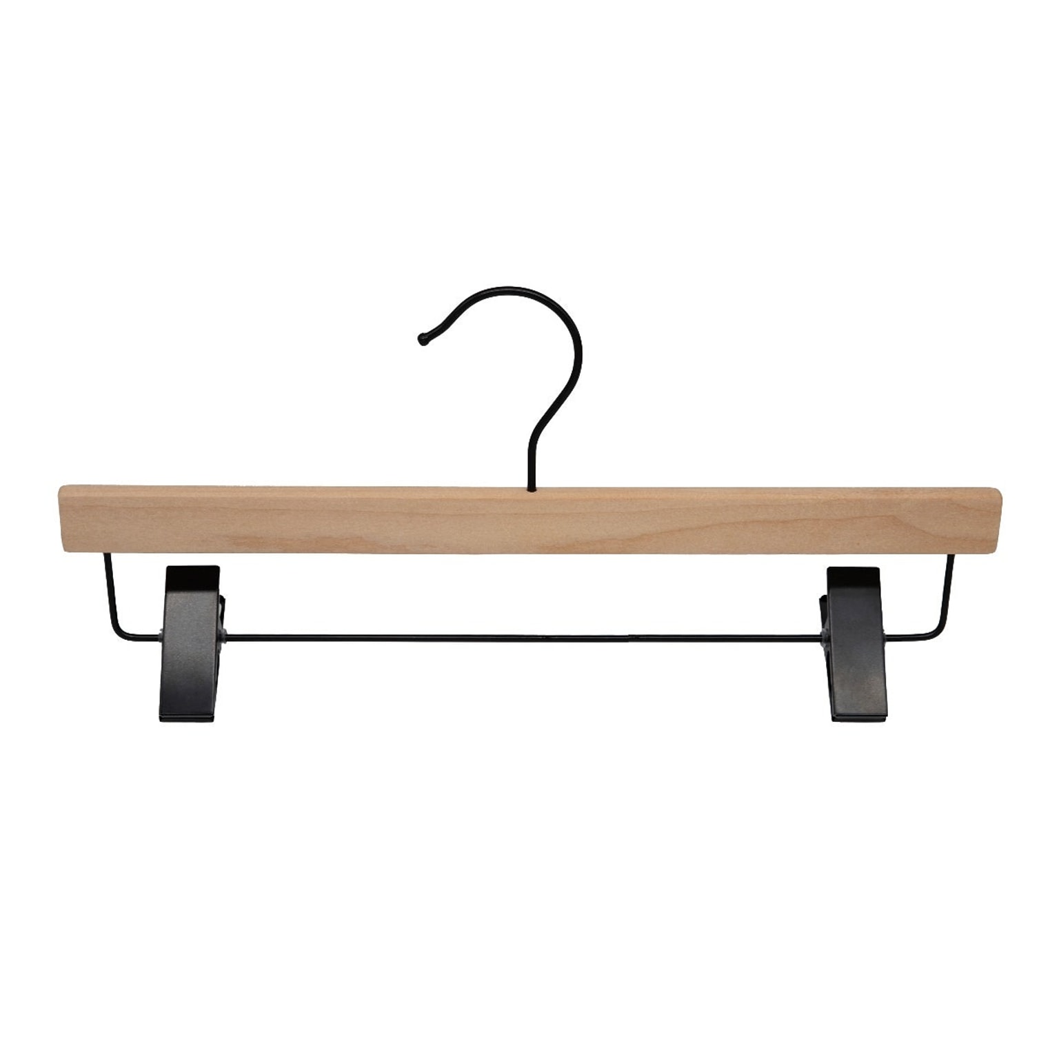 Nahanco Wood Clothes Hangers, Raw Wood, 100/Carton (21514RCBH)