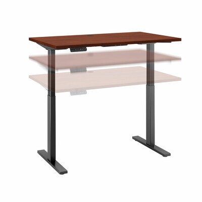 Bush Business Furniture Move 60 Series 48W Electric Height Adjustable Standing Desk, Hansen Cherry