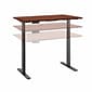 Bush Business Furniture Move 60 Series 48"W Electric Height Adjustable Standing Desk, Hansen Cherry (M6S4824HCBK)
