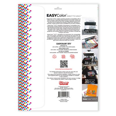 Siser Easycolor Die Cutting DTV Direct To Vinyl, 5/Pack (SIRMIECDTVPACK)