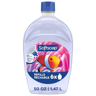 Softsoap Aquarium Liquid Hand Soap Refill, Refreshing Scent, 50 oz. (61046102)