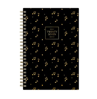 2027 Blue Sky Jessie James Decker 8.5 x 11 Calendar Year Weekly & Monthly Standard Planner Cover, Black (164174)