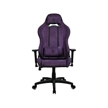 Arozzi Torretta 2023 Edition Fabric Ergonomic Rocker Gaming Chair, Purple (TORRETTA-SFB-PP)