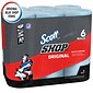 Scott Shop Towels Original, Blue, 55 Sheets/Standard Roll, 6 Rolls/Pk (75180)