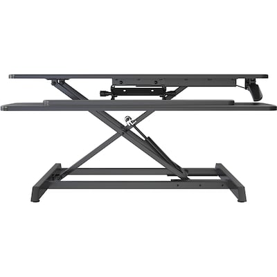 Lorell  Adjustable Large Desk Riser Monitor Stand, Up to 47" Monitor, Black (LLR99555)