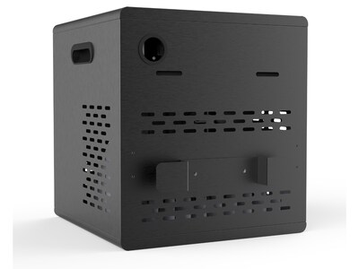 Luxor Lockable 10-Unit Modular Charging Cabinet, Black Steel (LLMC10)