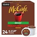 McCafe Premium Roast Decaf Coffee Keurig® K-Cup® Pods, Medium Roast, 24/Box (5000201380)