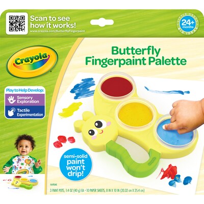 Crayola Butterfly Fingerpaint Palette (BIN811551)