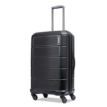 American Tourister Stratum 2.0 27.75 Plastic 4-Wheel Spinner Hardside Luggage, Jet Black (142349-14