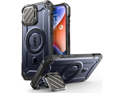 SUPCASE Unicorn Beetle MAG XT Rugged Case for iPhone 15 Pro, Shock-Absorbing, Dark Blue