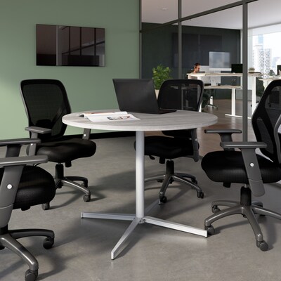 Bush Business Furniture 42" Round Conference Table, Platinum Gray (99XTB42RPG)