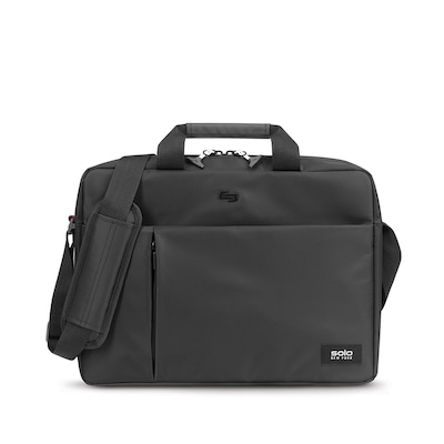 Solo New York Lead Slim Briefcase, Black (VAR101-4U4)
