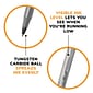 BIC Round Stic Xtra Life Ballpoint Pen, Medium Point, Black Ink, 144/Pack (GSM144AZ-BLK)