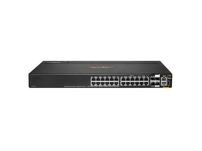HPE Aruba 24 Gigabit Ethernet PoE Managed Switch, 10000 Mbps, Gray (R8Q68A)