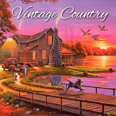2027 BrownTrout Vintage Country 12 x 12 Monthly Wall Calendar (9781773728896)