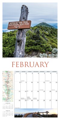 2026 Willow Creek Appalachian Trail 12" x 12" Monthly Wall Calendar (49891)