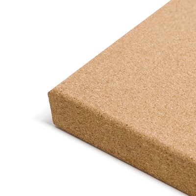 U Brands Cork Bulletin Board, Frameless, 2.5' x 2.5' (4887U00-01)