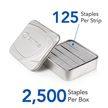 Swingline Optima High Capacity Staples, 0.38 Leg Length, 2500/Box (35550)