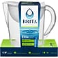 Brita Large 10 Cup Pacifica White Water Filter Pitcher withFilter (36515)