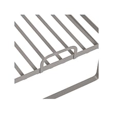 Honey-Can-Do Metal 2-Shelf Cabinet Helper, Gray (KCH-09423)