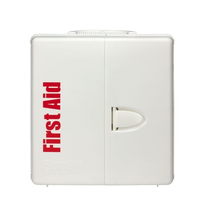 First Aid Only SmartCompliance Office Cabinet, ANSI Class A/ANSI 2021, 50 People, 202 Pieces, White (90580-021)