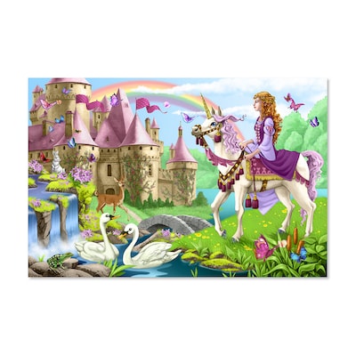 Melissa & Doug 48-Piece Fairy Tale Castle Jumbo Jigsaw Floor Puzzle, 6 Puzzles/Pack (4427-CASE)