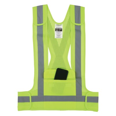 Ergodyne GloWear 8142BA High Visibility Safety Vest, ANSI Class O1, Lime, L/XL (27021)