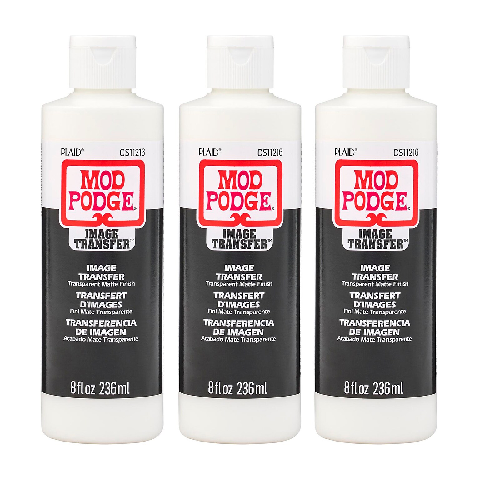 Mod Podge Image Transfer Medium, 8oz., 3/Pack (MODCS11216-3)