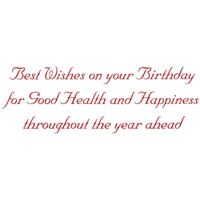 Candle Message Cupcake Birthday Greeting Cards; Stock Verse Included; Boxed Set of 25 Cards and Envelopes