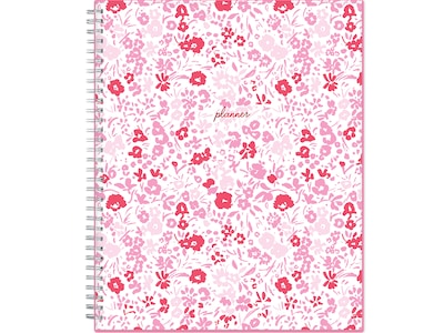 2021-2022 Blue Sky 8.5 x 11 Academic Planner, Good Vibes Dreamy Ditzy, Pink (131018)