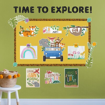 Creative Teaching Press Jungle Friends Bulletin Board Set, 48/Set (CTP10917)