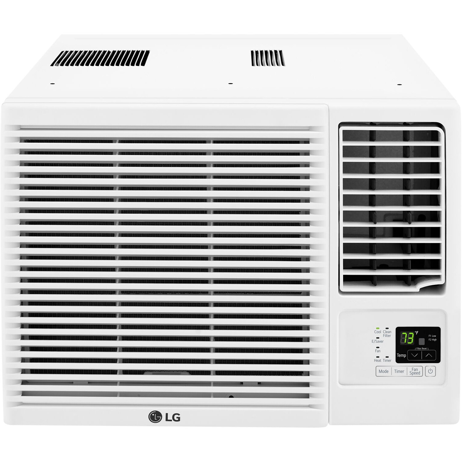 LG 115-Volt 7,600 BTU Window Air Conditioner with Remote, White (LW8023HR)