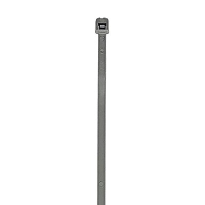ProBrand 8" Nylon 6/6 Standard Cable Ties with 50-lbs. Tensile Strength, Gray, 100/Pack (CABTIE840GR)