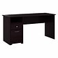 Bush Furniture Cabot 60"W Computer Desk with Drawers, Espresso Oak (WC31860)