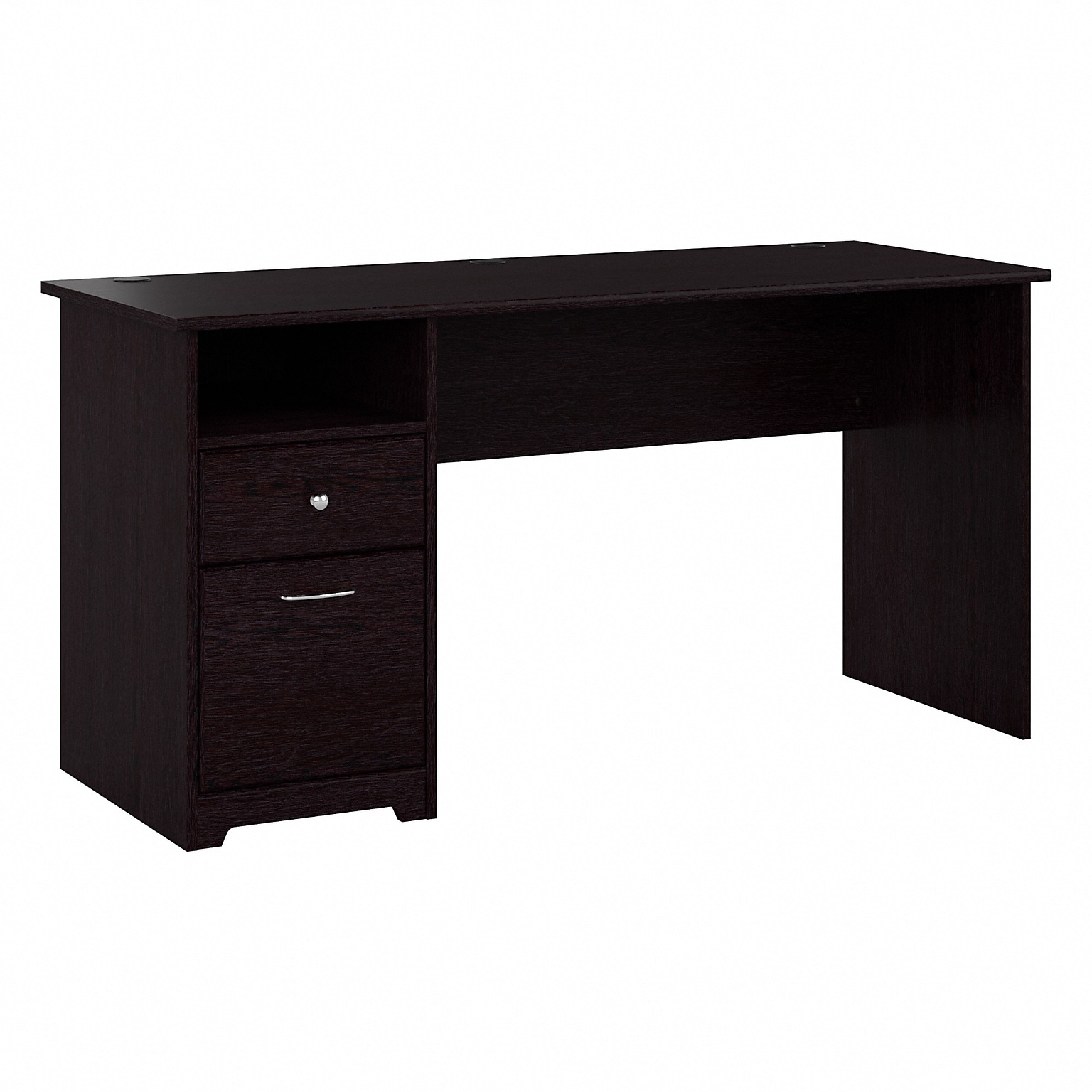 Bush Furniture Cabot 60W Computer Desk with Drawers, Espresso Oak (WC31860)