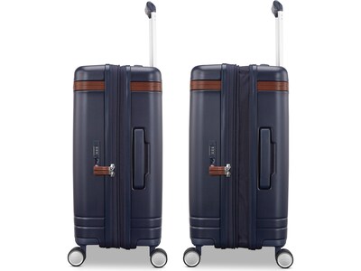 Samsonite Virtuosa 23" Hardside Carry-On Suitcase, 4-Wheeled Spinner, TSA Checkpoint Friendly, Navy (149176-1596)