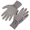 Ergodyne ProFlex 7024 PU Coated Cut-Resistant Gloves, ANSI A2, Gray, Small, 1 Pair (10402)