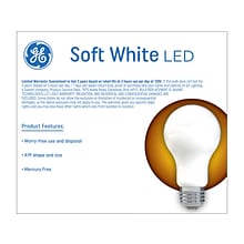 GE 12-Watt Soft White LED Household Bulb, 2/Pack (93109188)