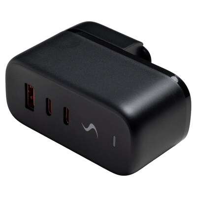 Scapade AirPower 65-Watt PD Multi-USB Travel Charger with International Plugs, Black (SCAPSTPD65)