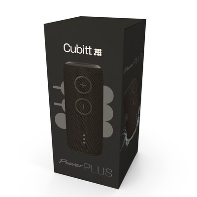 Cubitt Power Plus Wireless Bluetooth Speaker, Waterproof, Obsidian Black (CT-PWPLUS1)