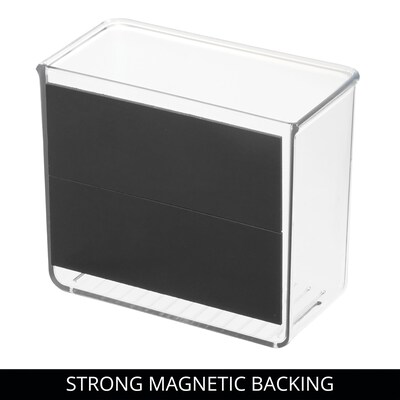 iDesign Magnetic Organizer Bins for Laundry Room - Holds Stain Removers, Dryer Sheets, and Detergent