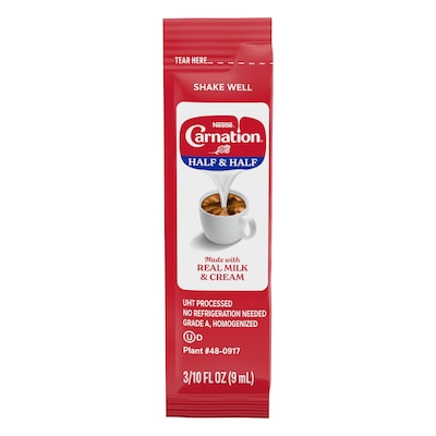 Carnation Half & Half Liquid Creamer Sticks, 240/Carton (SBK21873)