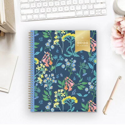 2026 Blue Sky Day Designer Meadow 8.5" x 11"  Weekly & Monthly Planner, Plastic Cover, Multicolored (147222-26)
