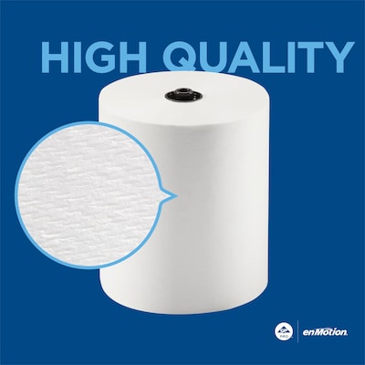 enmotion Hardwound Paper Towels, 1-ply, 700 ft./Roll, 6 Rolls/Carton (89420)