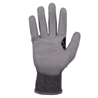 Ergodyne ProFlex 7071 PU Coated Cut-Resistant Gloves, ANSI A7, Gray, Small, 12 Pair (18062)